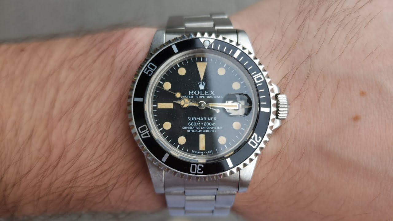 Rolex vintage Submariner 1680, box and papers