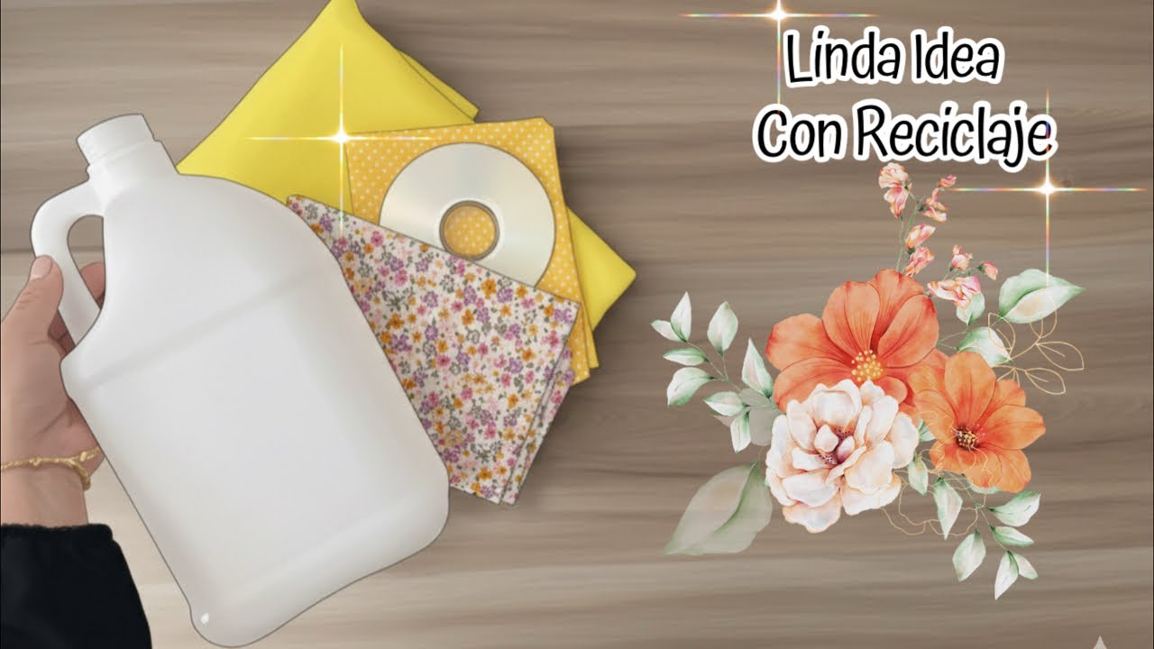 ✨ Hagamos esta Bella Manualidad 🧡⭐️ Fácil y Económica de hacer