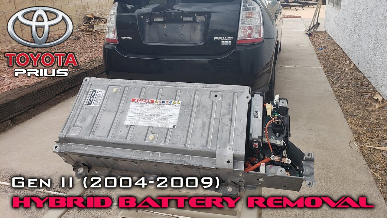 How to Remove the Hybrid Battery on a Toyota Prius Gen2 (2004 05 06 07 08 09)