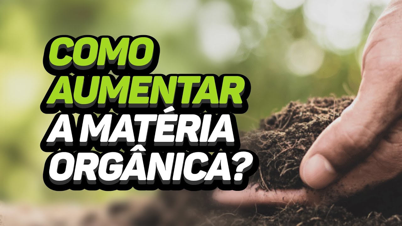 COMO ELEVAR A PORCENTAGEM DE MATÉRIA ORGÂNICA NO SOLO
