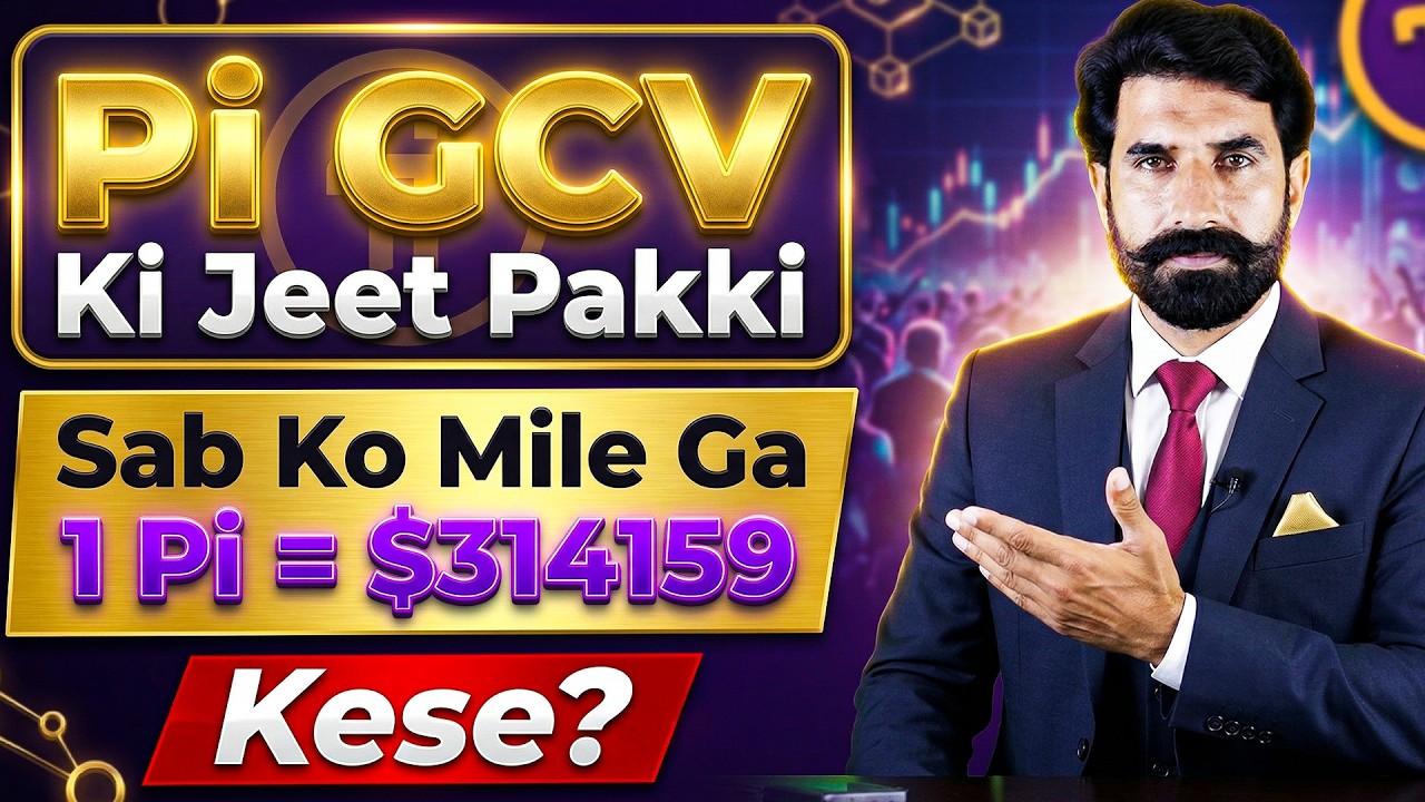 Pi GCV Ki Jeet Pakki | Pi Coin GCV Sab Ko Mile Ga | Pi Network GCV Update | Albarizon Crypto