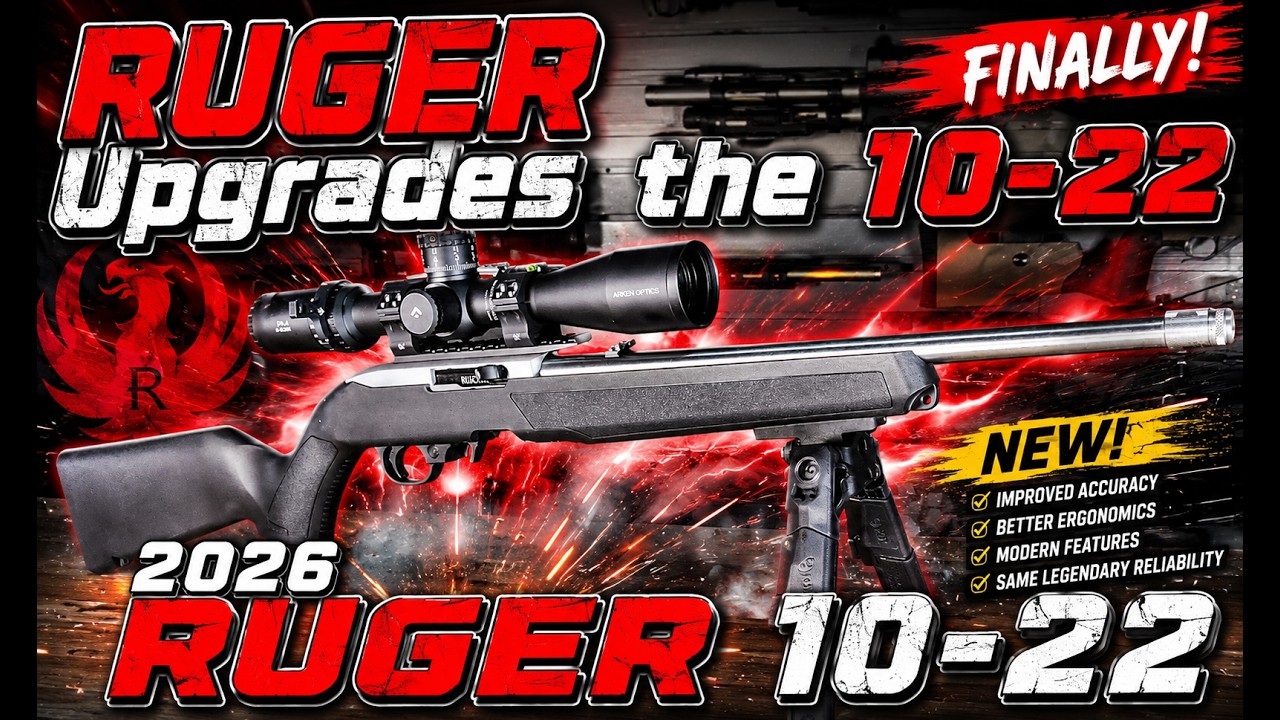 Компания Ruger наконец-то обновила модель 10-22.