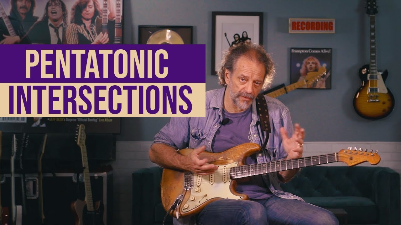 Linking parallel major and minor pentatonic patterns for blues soloing with Andy Aledort