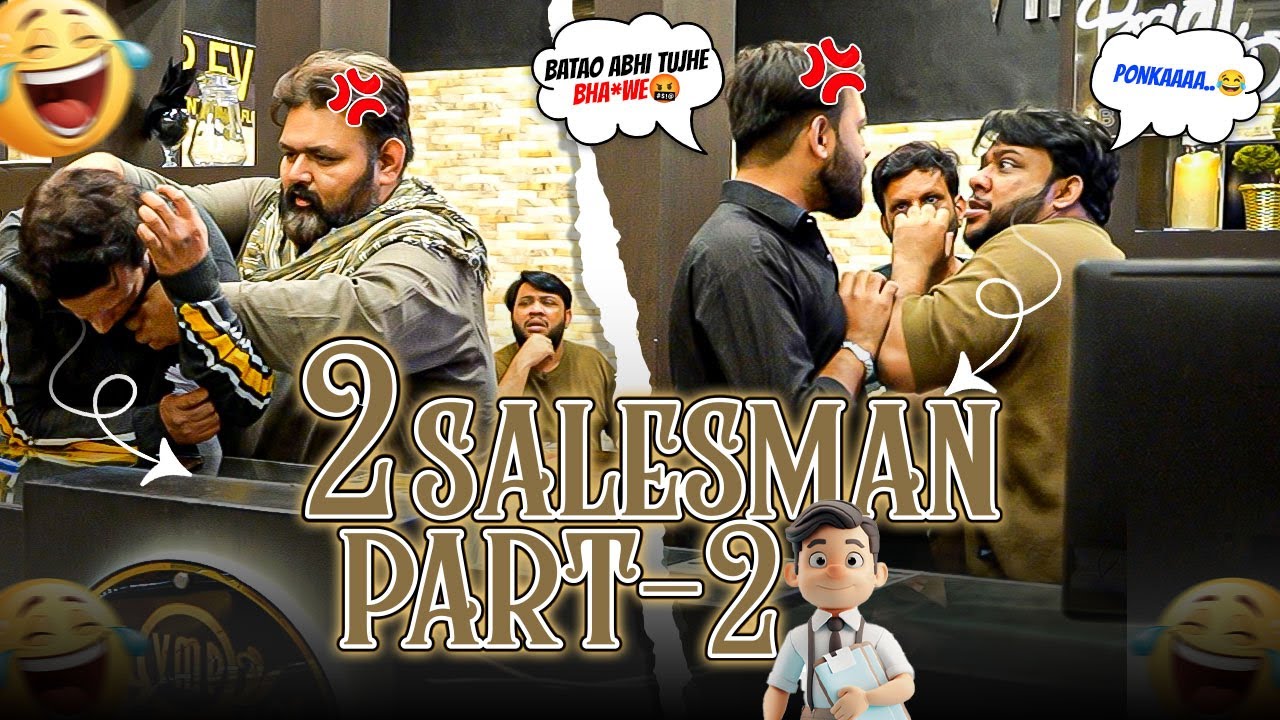 | 2 SALESMAN PART 2 | Prank By Team Nadir Ali & Farrukh Buddha | P4 Pakao | 2025