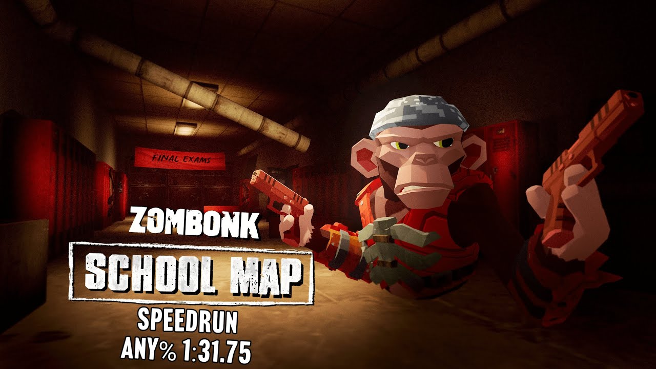 ZomBonk School Map Speedrun (Any% 1:13.75) [No Hit]