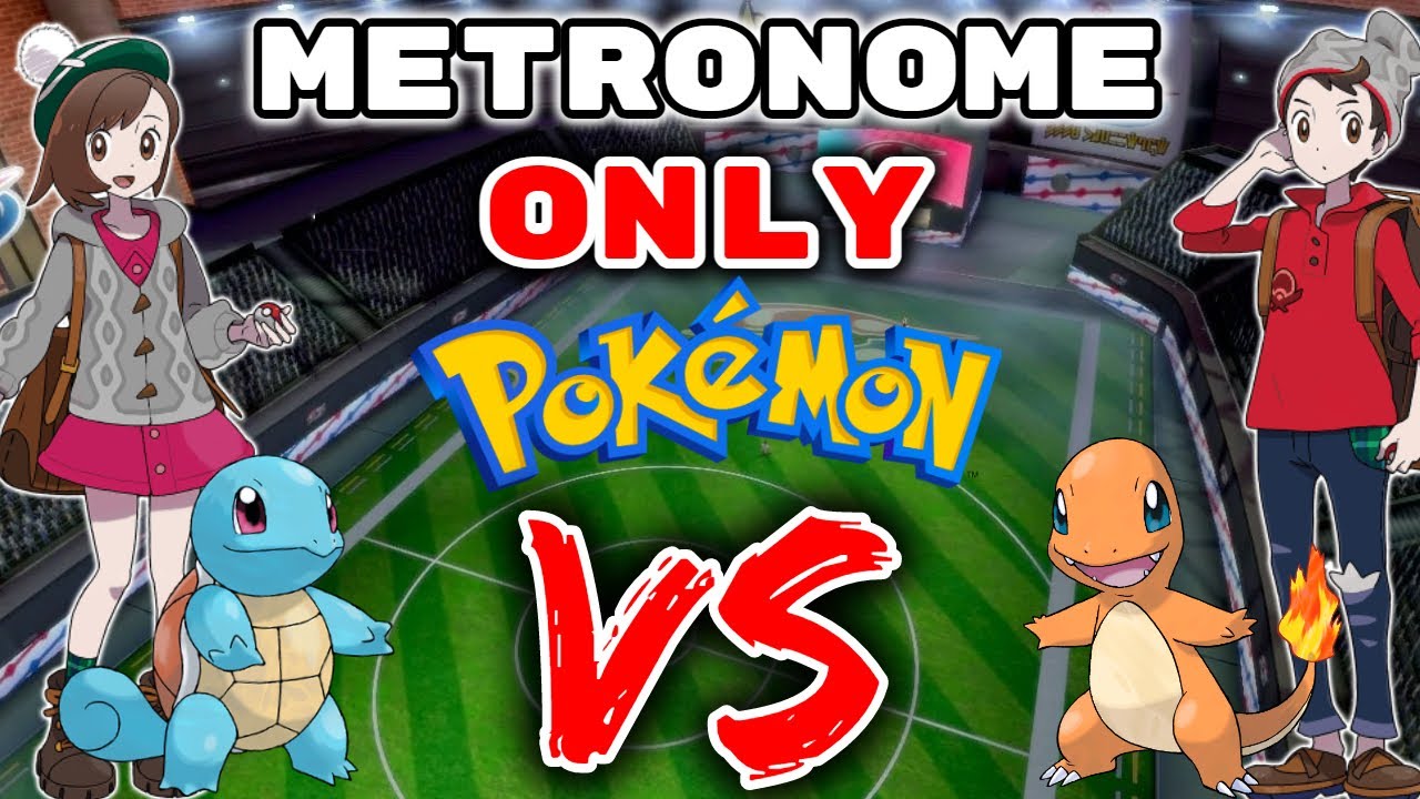 We Get Random STARTER POKEMON Who Only Have Metronome... Then We FIGHT!! - Pokemon Sword