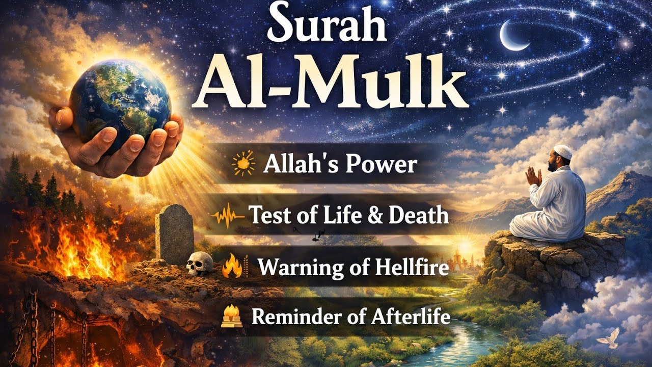 Surah Al-Mulk Full Recitation | Powerful Night Quran Surah for Protection & Peace