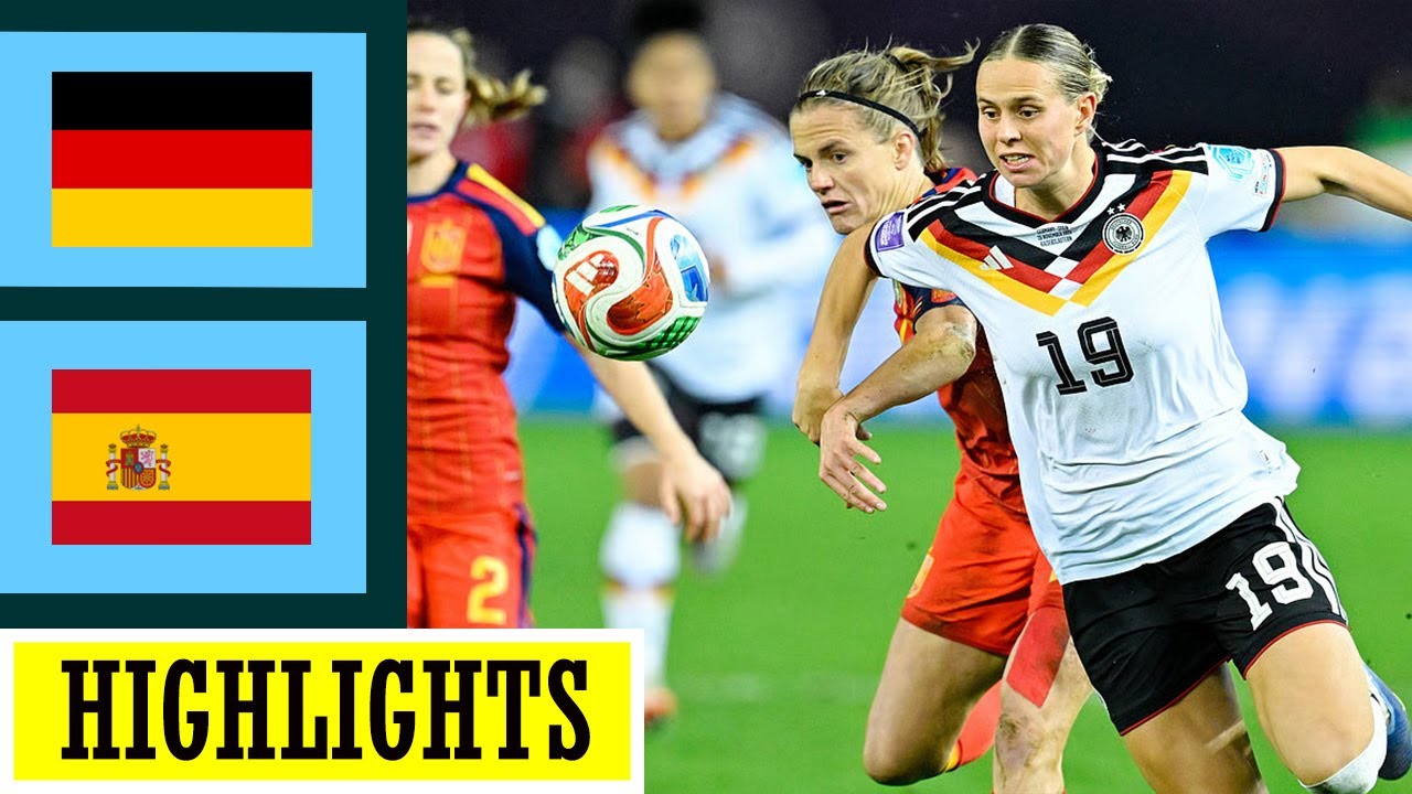 Spain vs Germany Highlights | UEFA Women's Nations League 2025 FINAL