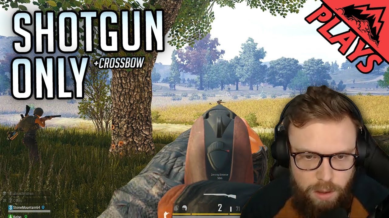 SHOTGUN ONLY - PlayerUnknown's Battlegrounds Gameplay #161 (PUBG FPP Custom 4-Man Squads)