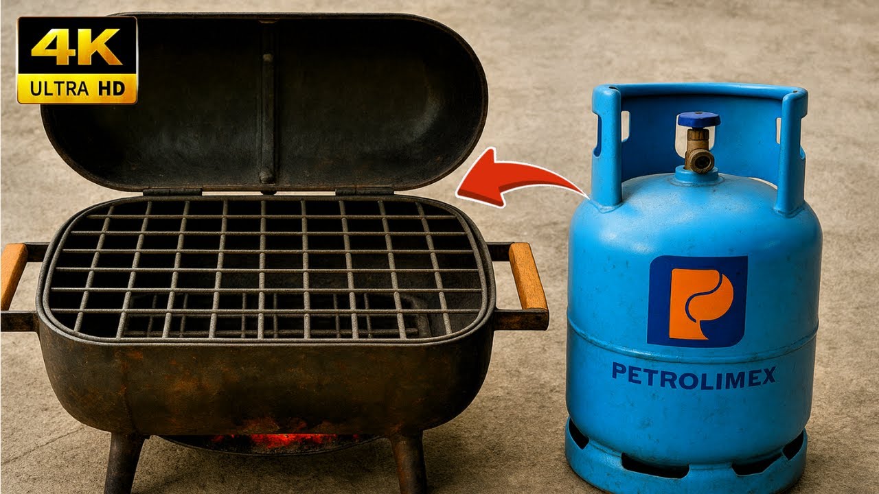 Don't Throw Away Your Old Gas Tank! Turn It Into A Grill.