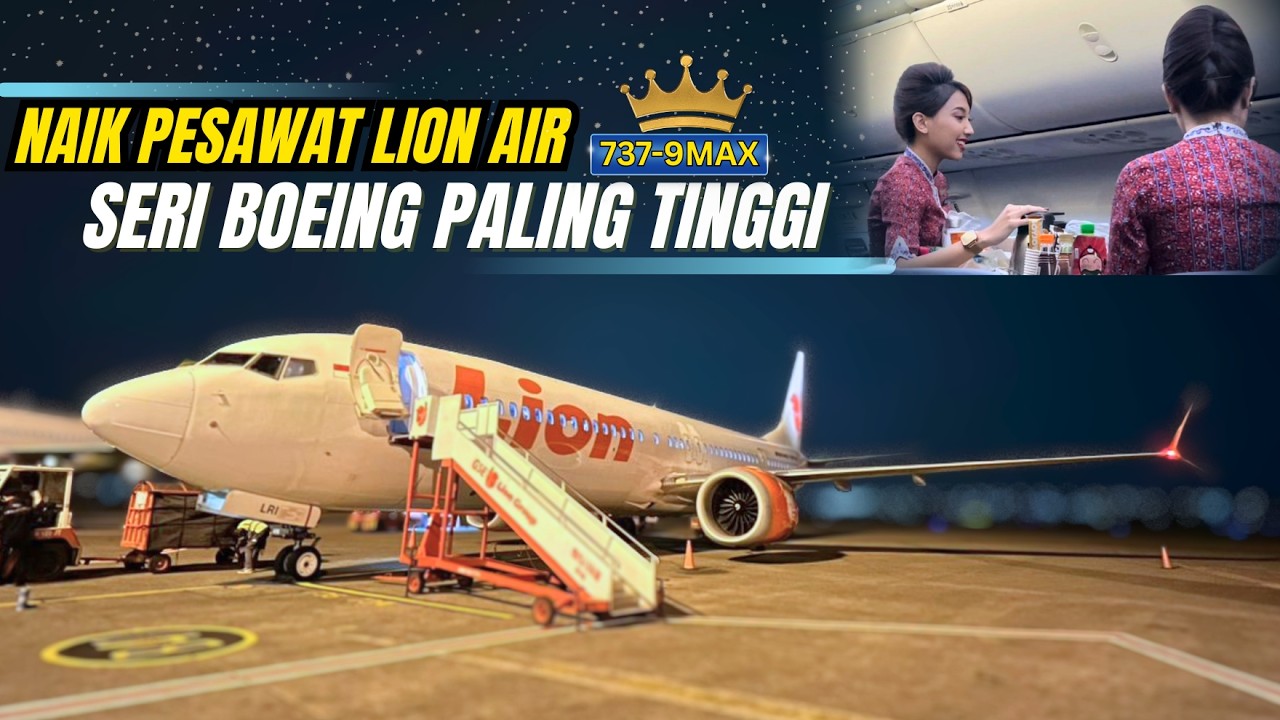 LION AIR TANPA DELAY PENERBANGAN !! TRIP LION AIR MEDAN - JAKARTA DENGAN KASTA BOEING PALING TINGGI