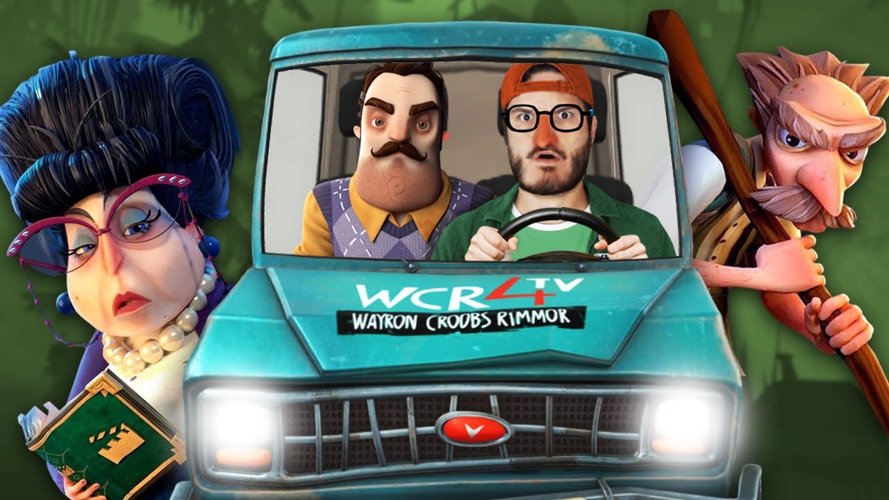 TODAS AS 3 DLCs DE HELLO NEIGHBOUR 2 EM 1 VÍDEO!