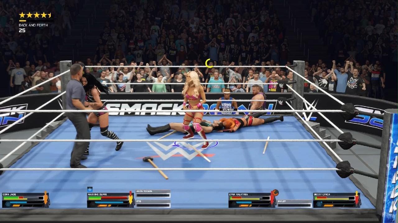 WWE 2K25 Title Match 4 way