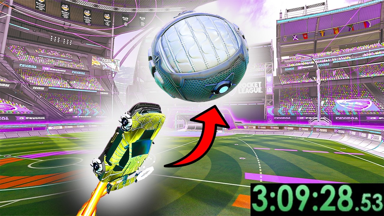 I Played Rocket League Until I Hit An Air Dribble Goal