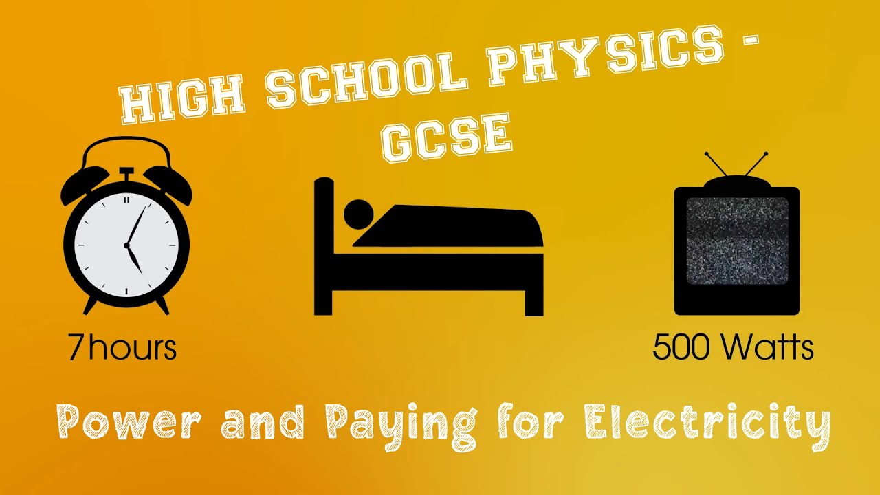 Physics - Energy - Power and Paying for Electricity