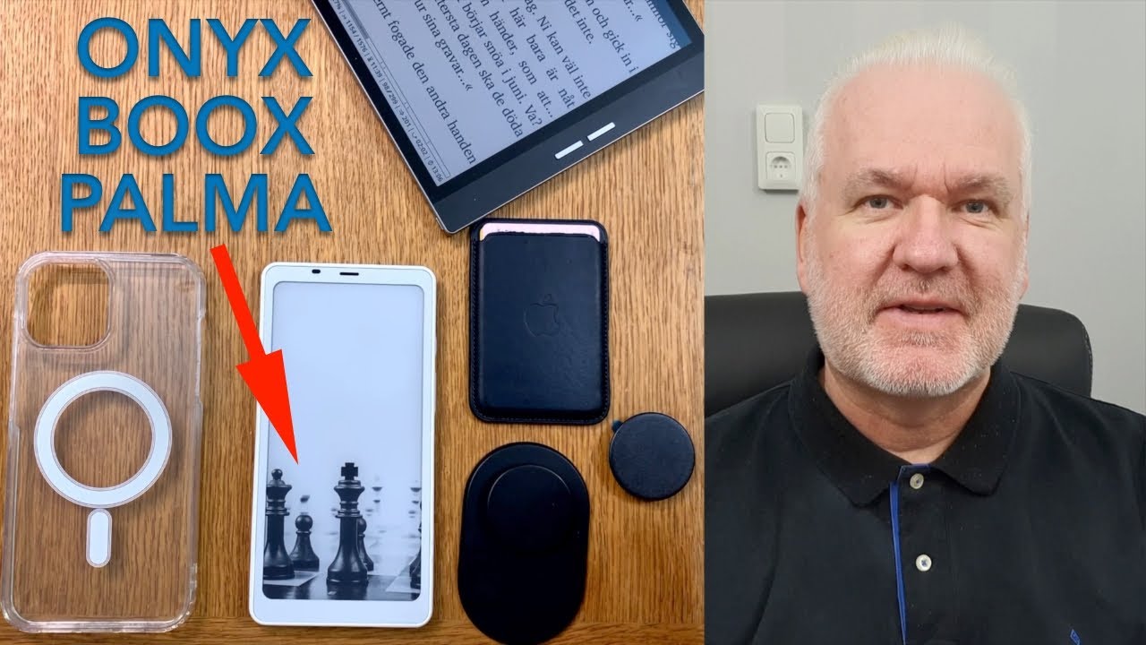 How I made a MagSafe Case for my Onyx Boox Palma ebook reader - PopSockets and Wallet support!
