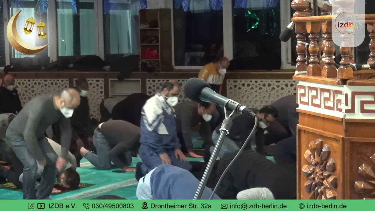 صلاة التراويح ليلة 22 من رمضان Tarawih-Gebet 22. Nacht-Ramadan