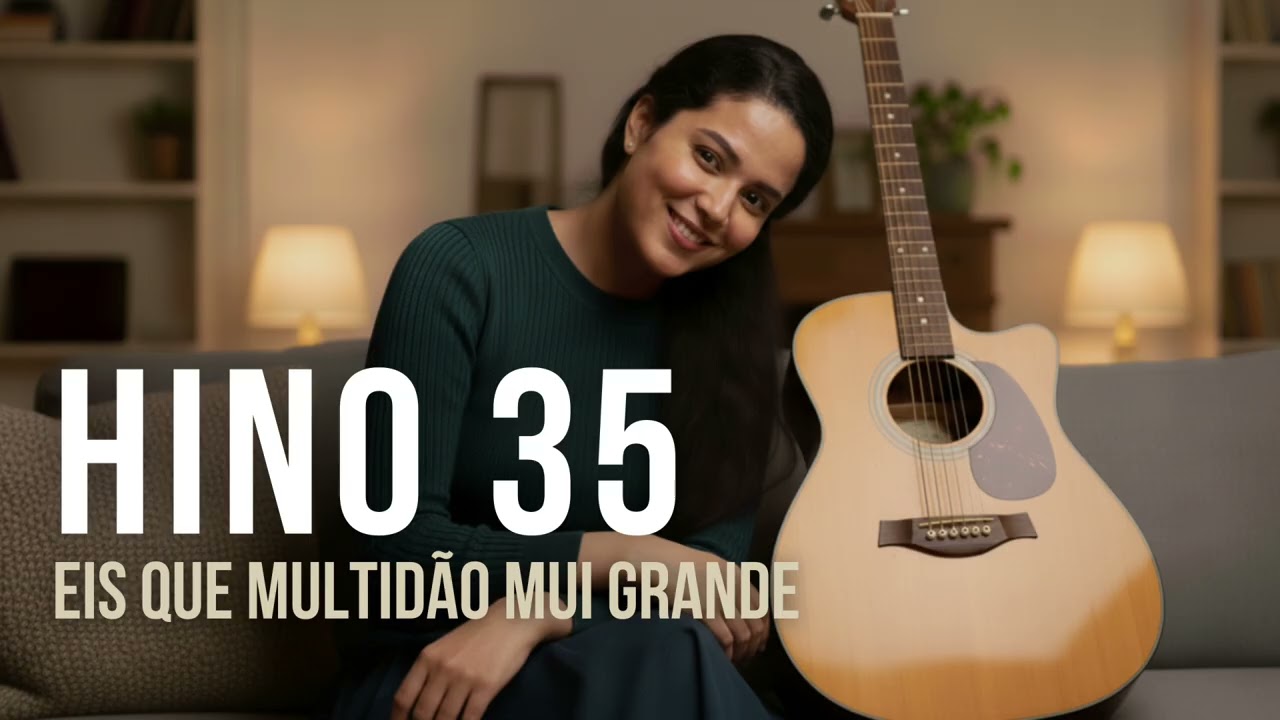 HINO 35 CCB CANTADO por Stella Meireles - Eis Que Multidão Mui Grande