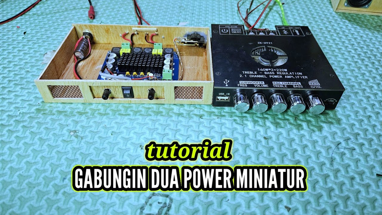 Cara menggabungkan 2 power beda channel
