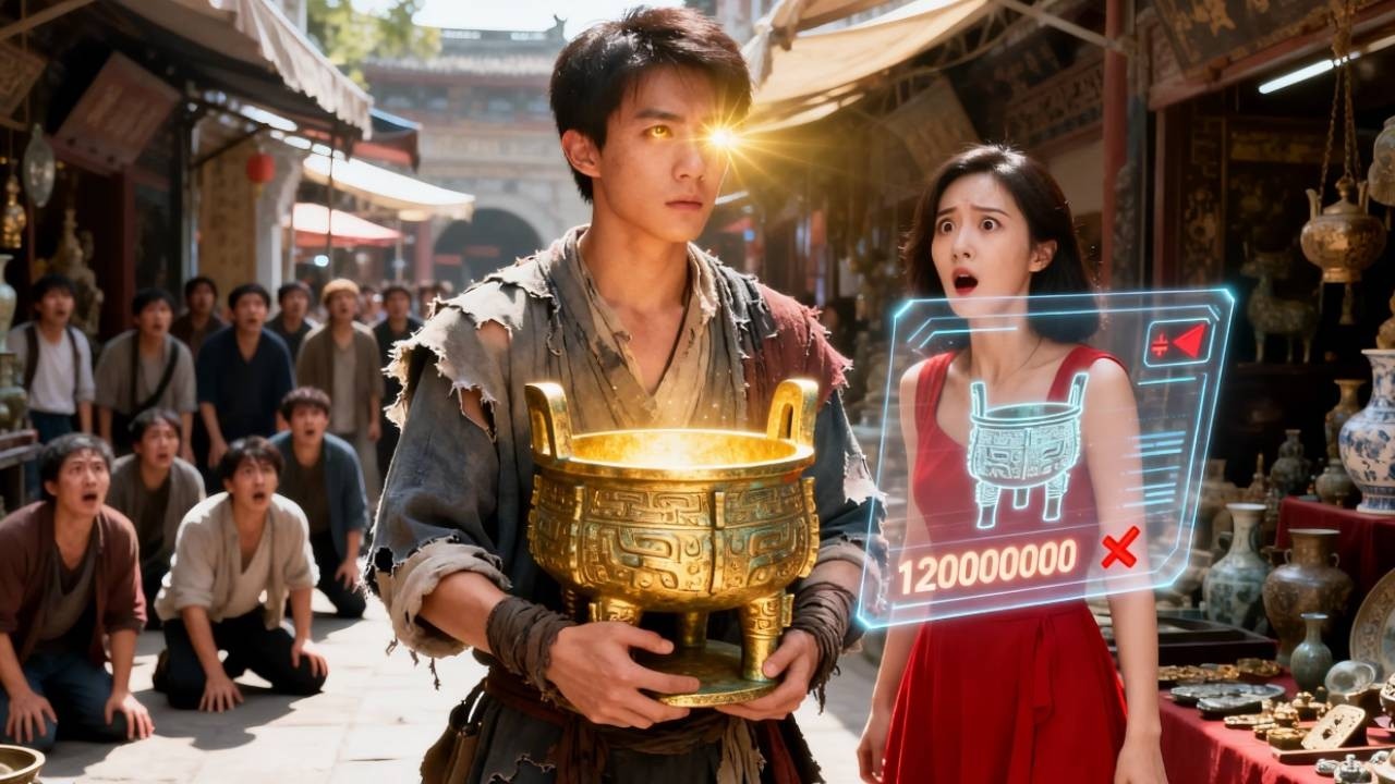 A Poor Beggar Spots a Fake $12m Antique at First Glance! He’s a Treasure Appraising Master! Shocked!