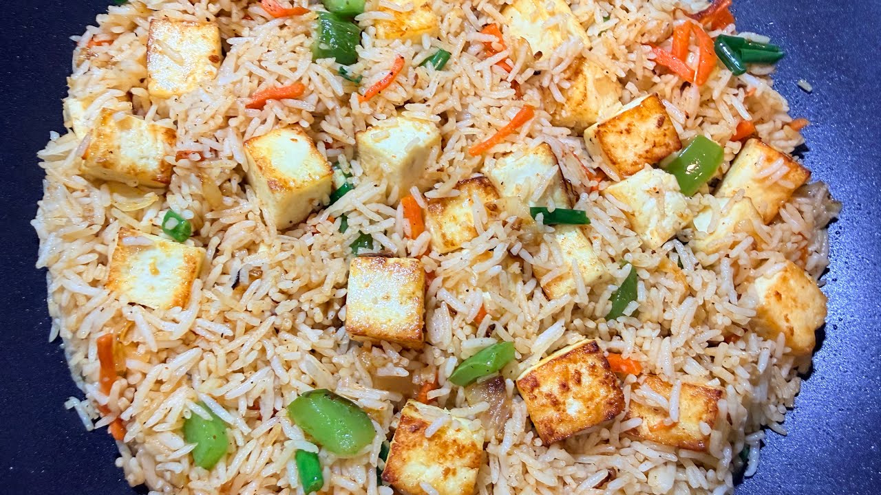 Easy And Simple Paneer Fried Rice #enjoy #recipe 