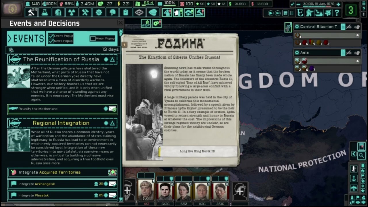 HoI4 TNO Kemerovo Reunification Superevent