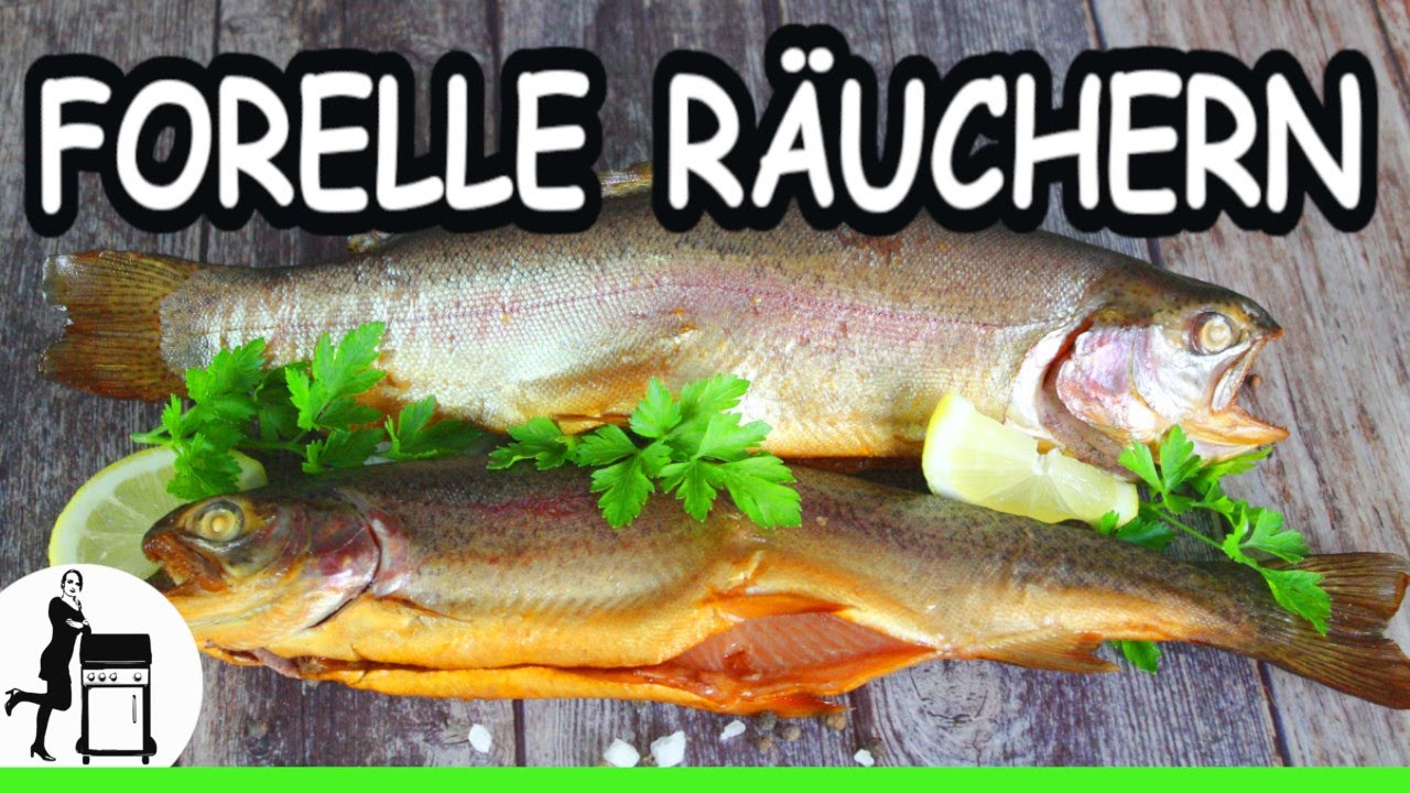 Forelle räuchern - im Smoker oder Gasgrill und Kugelgrill