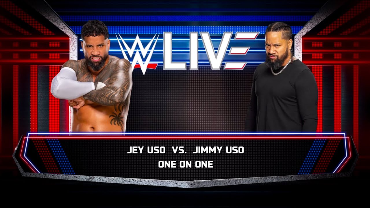 Jey Uso vs Jimmy Uso | Real Blood War | WWE 2025 Fight Highlights