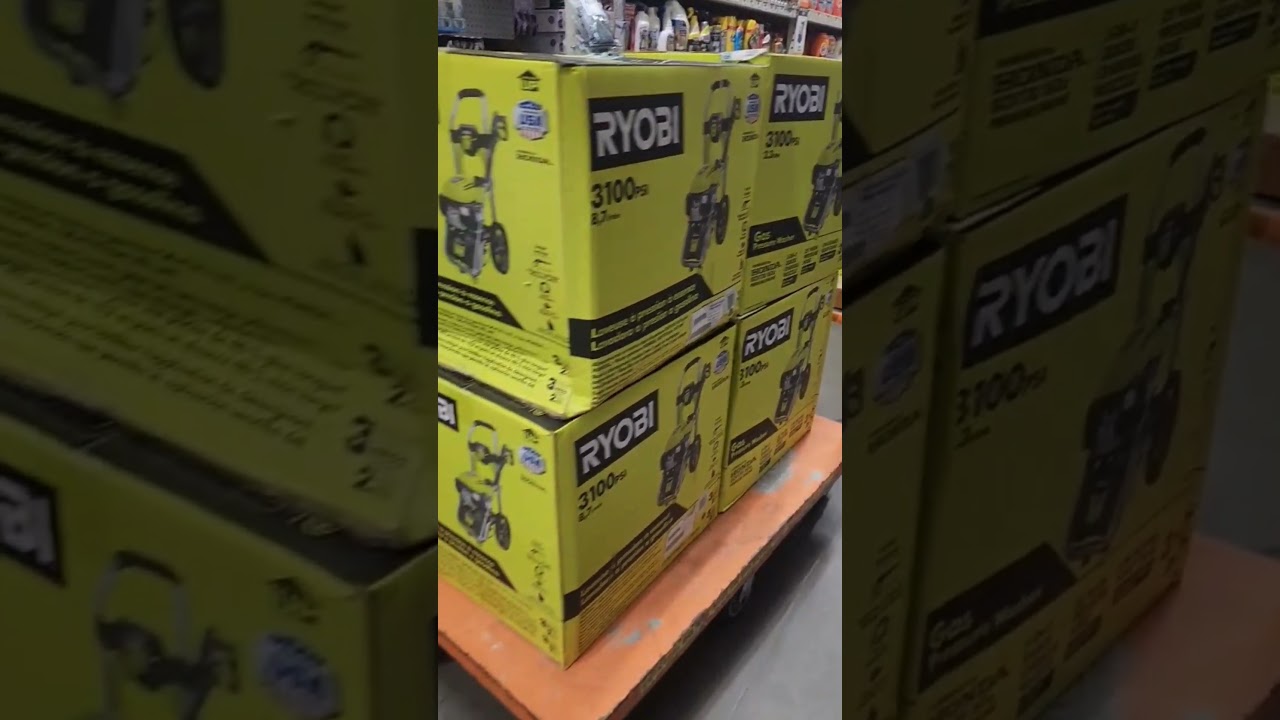МОЙКА ВЫСОКОГО ДАВЛЕНИЯ RYOBI ЗА 0,01 ДОЛЛАРА В МАГАЗИНЕ HOME DEPOT! #распродажа #предложения #ра...
