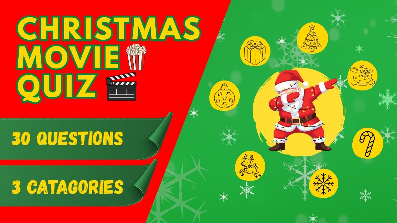 🎄 Guess the Christmas Movie Quiz (30 Questions!) 🎅 #christmasquiz #moviequiz