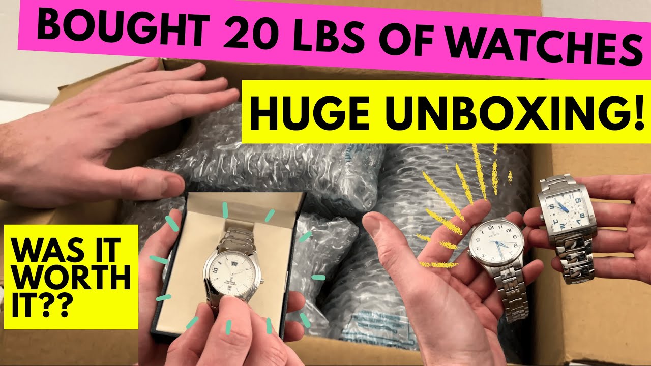 I just bought 20 pounds of watches - Was it worth it?