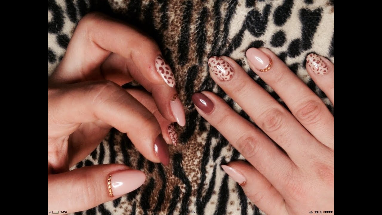 Ricostruzione unghie in gel - Nail Art maculato