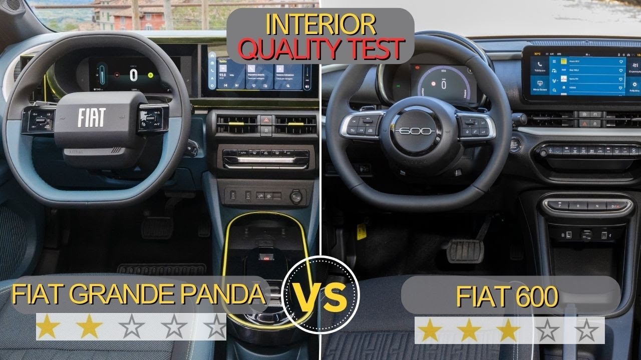 FIAT Grande Panda VS FIAT 600 (2025) | The ultimate QUALITY and PRACTICALITY Test!