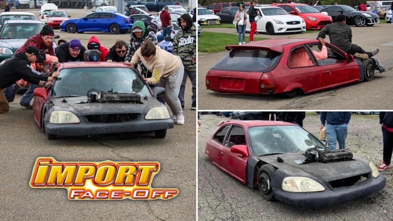 Low Car Limbo EXTREME! Import Face-Off Ohio 2023 with lowest Civic in the World vs ALL!