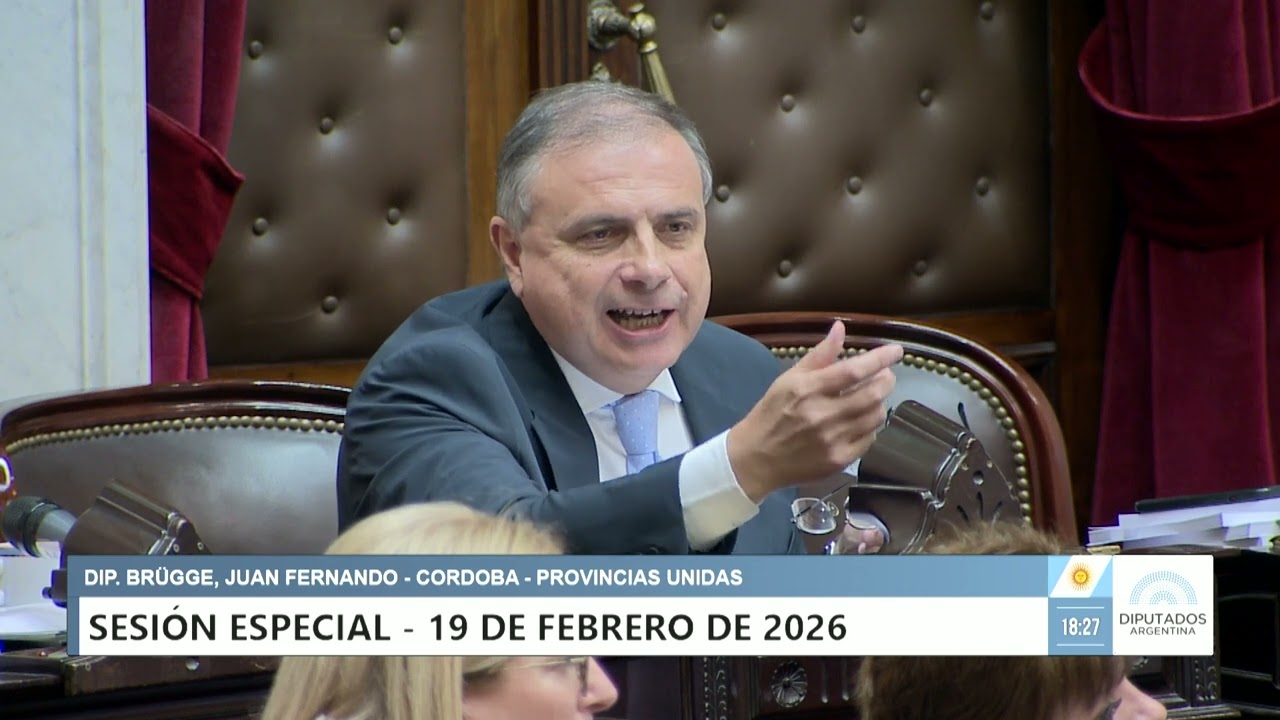 Diputado Brügge, Juan Fernando - PROV. UNIDAS - Sesión 19-02-2026 - PL
