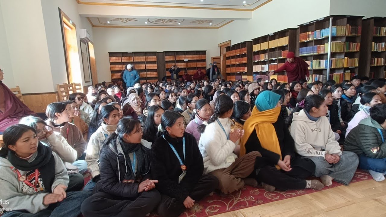 10- Episode/7th edition free winter tution Learning centre Thiksay, students profrom song, music.