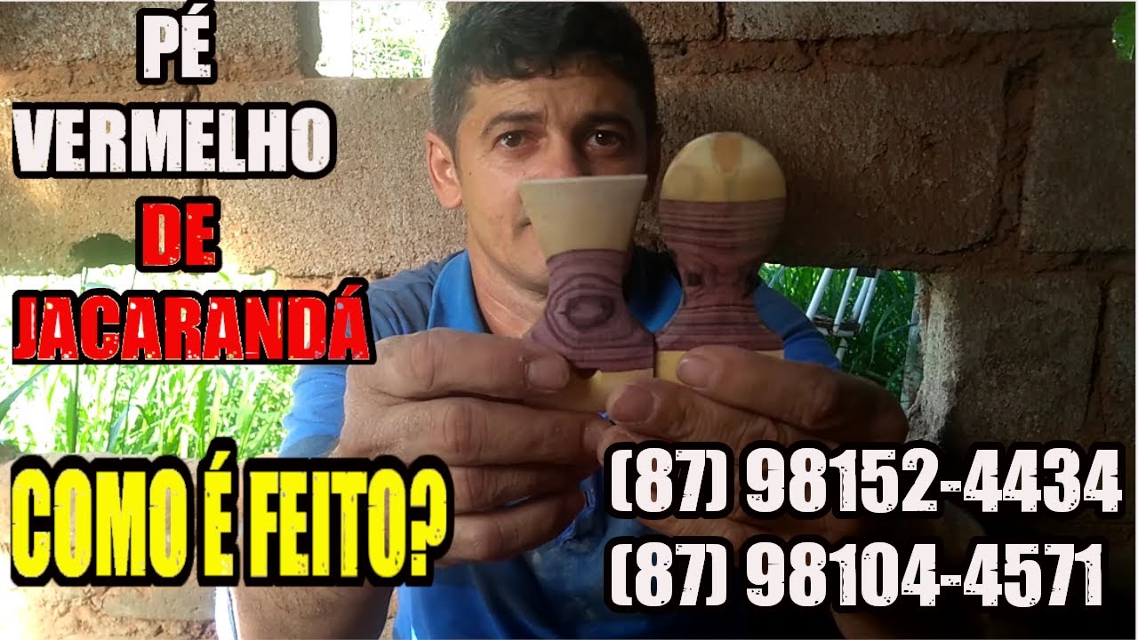 COMO FAZER O ARREMEDO (PIO) DE INHAMBU PÉ VERMELHO DE JACARANDÁ VIOLETA!