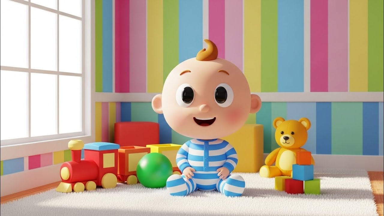 Play Time Fun with Baby 🧸👶 | Happy Baby Play Song | Nursery Rhymes for Kids⭐ 