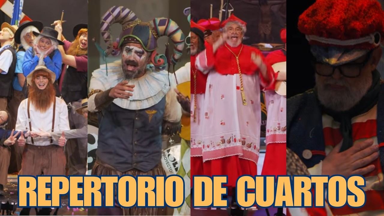 Análisis de Repertorio de Cuartos de LOS AMISH, BIEVENIDO, EL YUYU y NENE CHEZA Y CANIJO