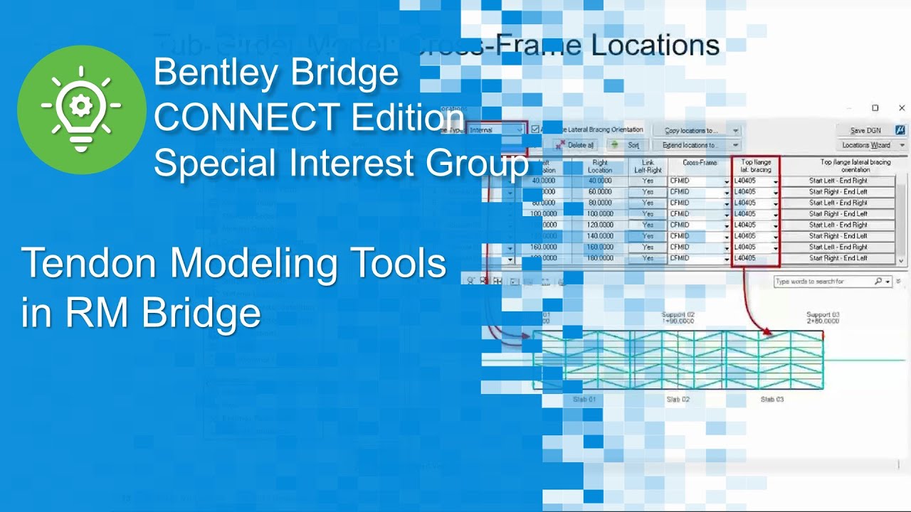 Tendon Modeling Tools in RM Bridge