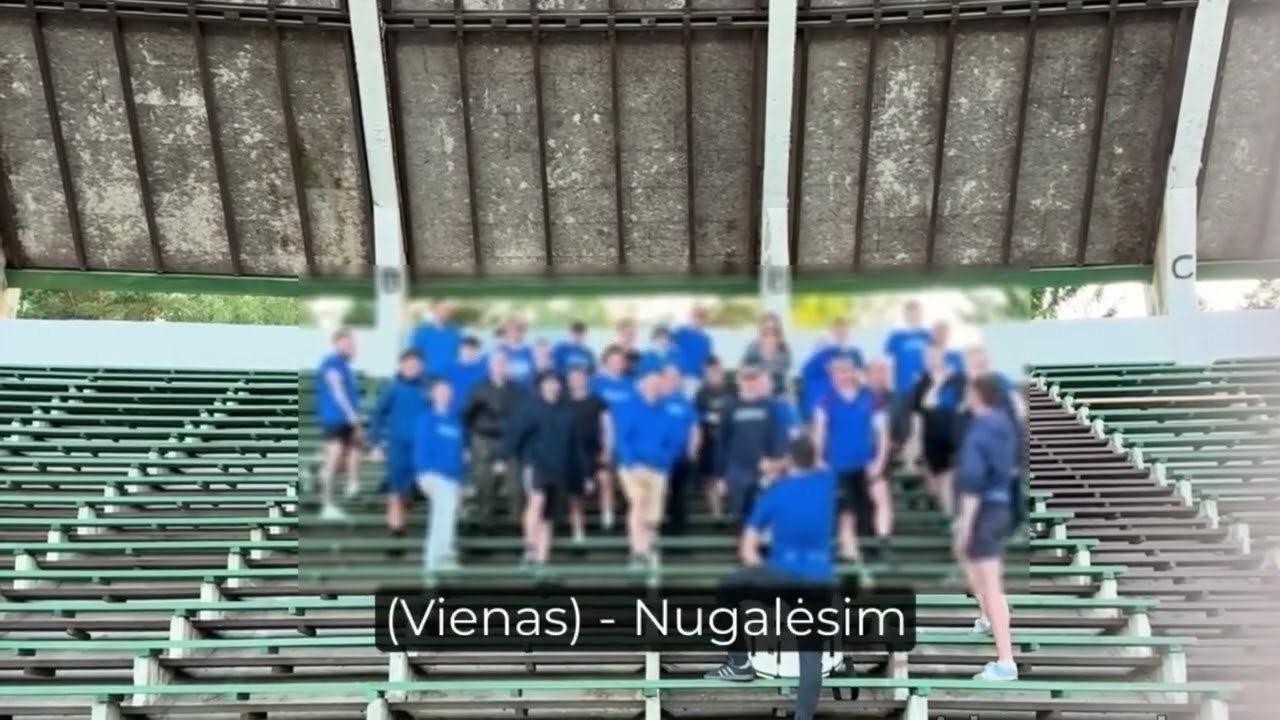 Vakarų Bangos skanduotės: Mūsų vėliavos plazdės