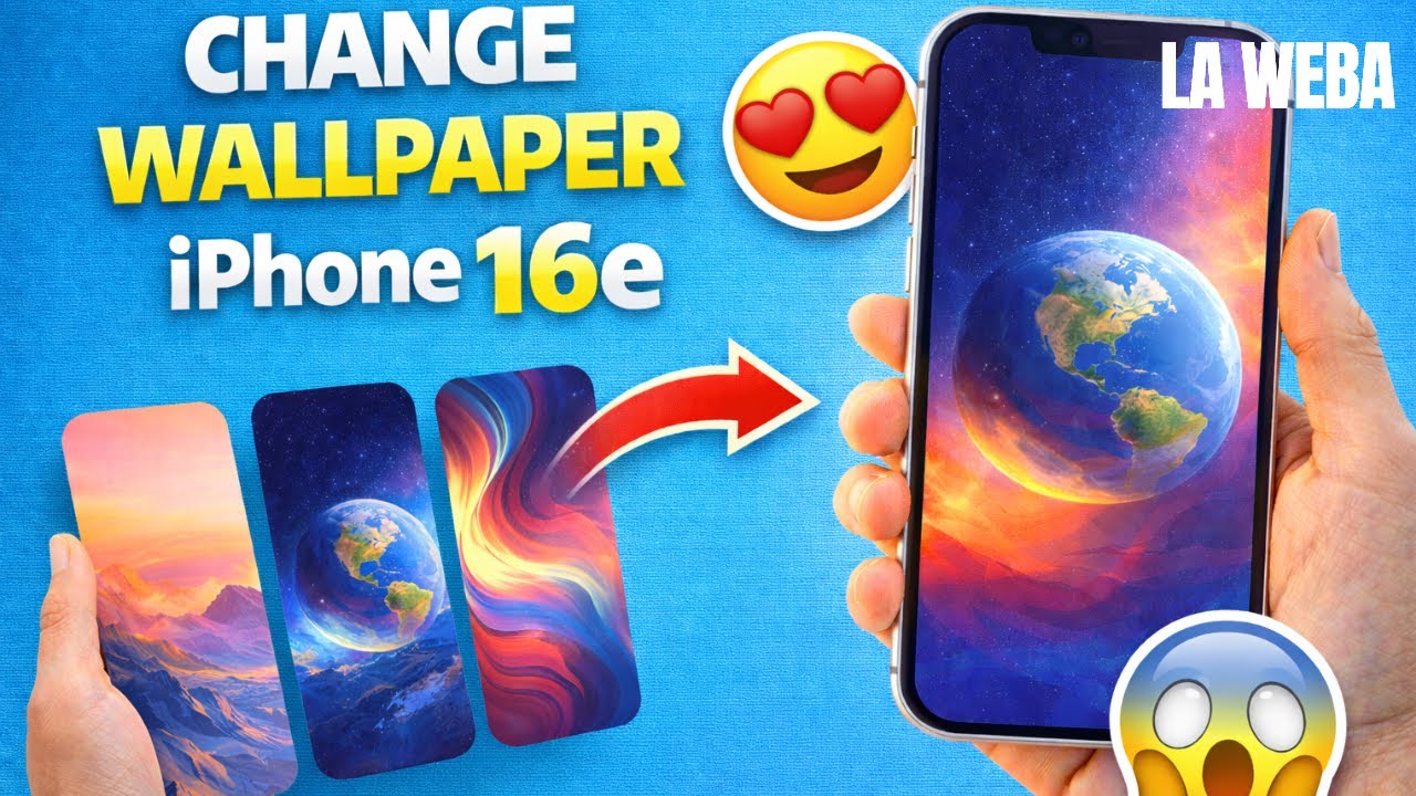 📱✨ Change Your iPhone 16e Wallpaper in Seconds! | Easy Tutorial for First Time iPhone Users 😱