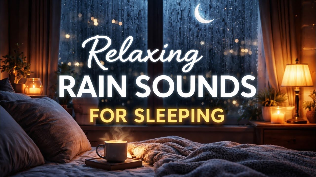 Relaxing rain sound for sleeping. #Rainsound #relaxingsounds  #sleep 