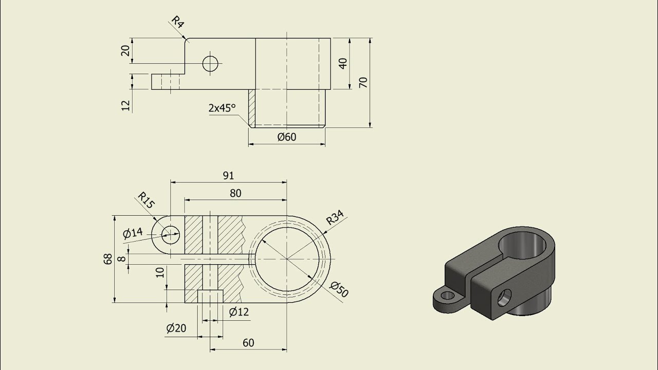 Tutorial Inventor - 070 NOTCHED ATTACH (Part-030)