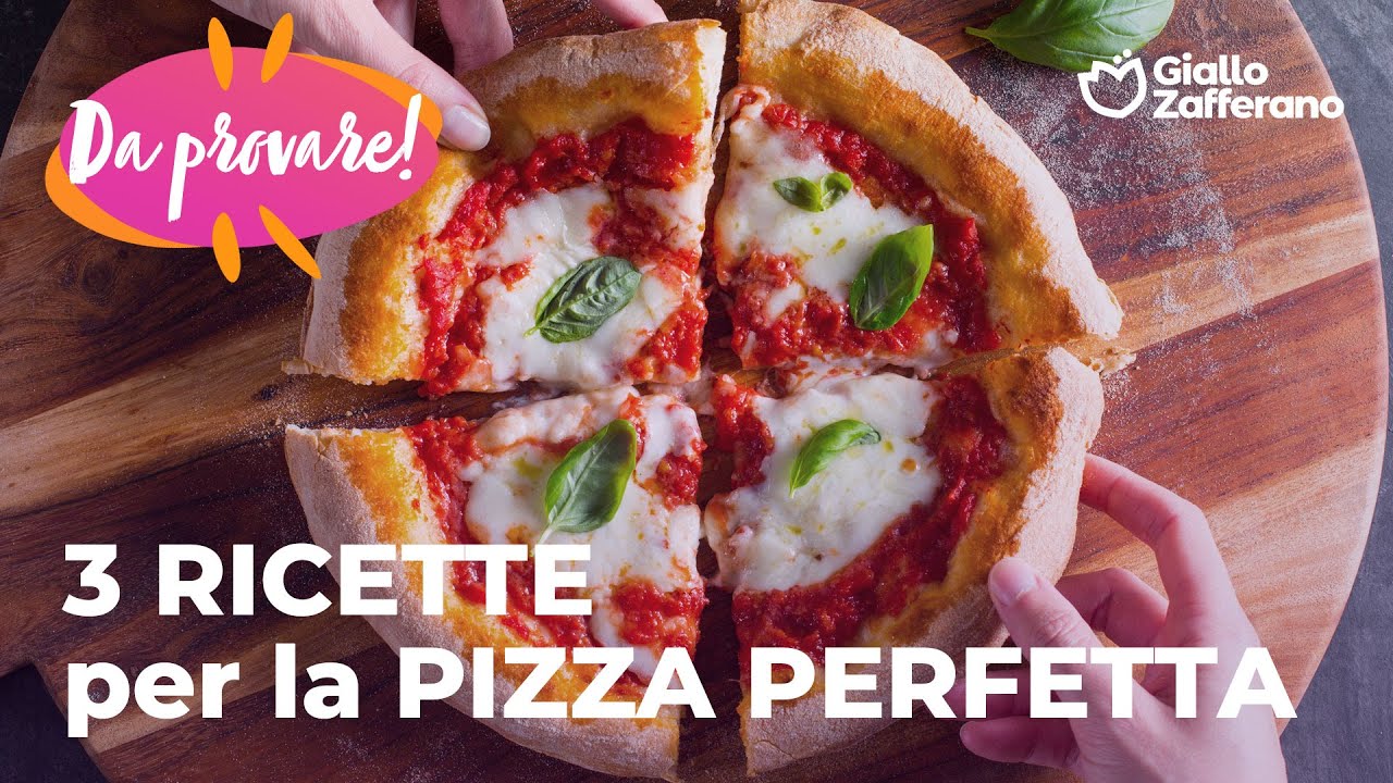 3 RICETTE per la PIZZA PERFETTA FATTA in CASA✨🍕❤️