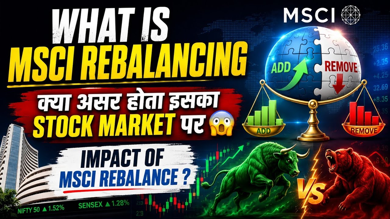 What is Msci Rebalancing | msci rebalancing kya hai | MSCI Rebalance से Market हिलेगा ? 🤯