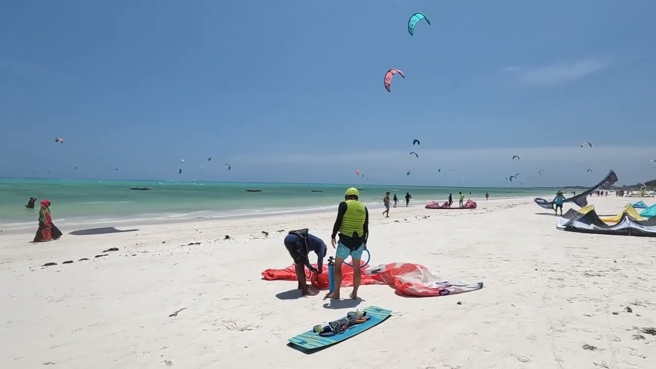 Paje beach, Zanzibar,Tanzania walk