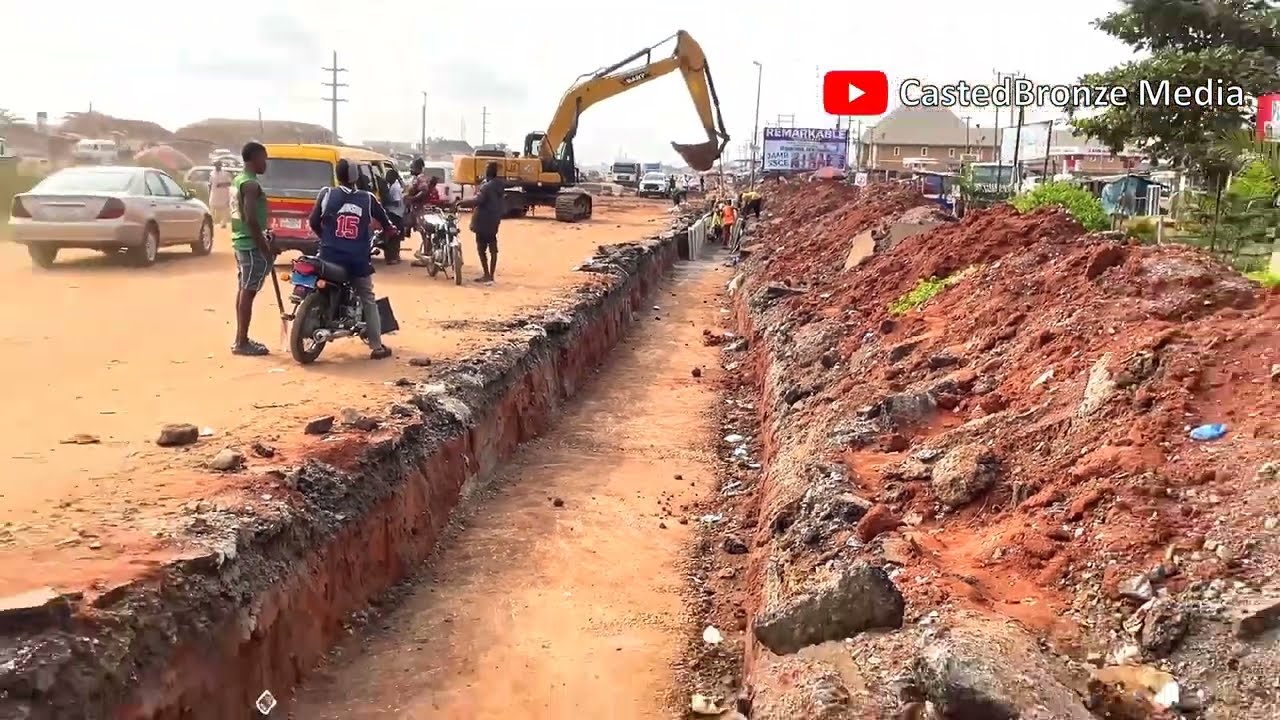 Finally the byepass section of the sapele road is being constructed