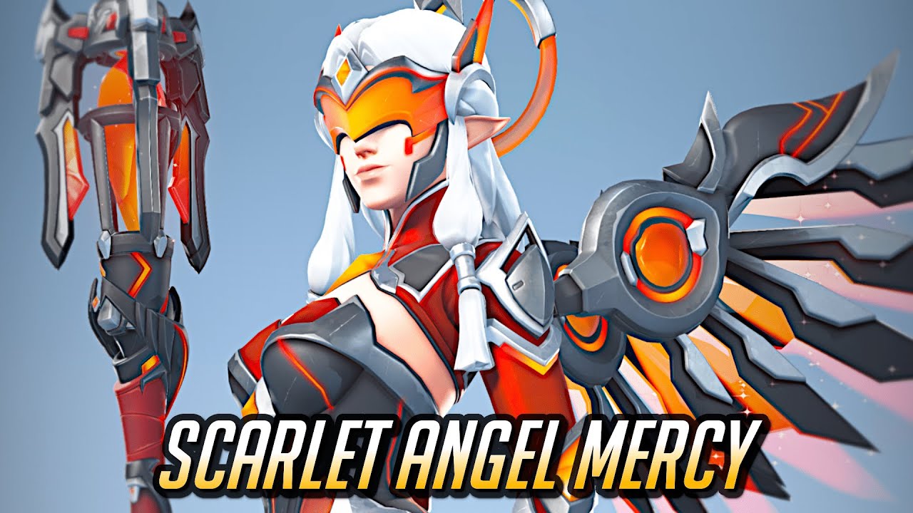 Huge 45 Assists With NEW Scarlet Angel Mercy ❤️ - Overwatch 2