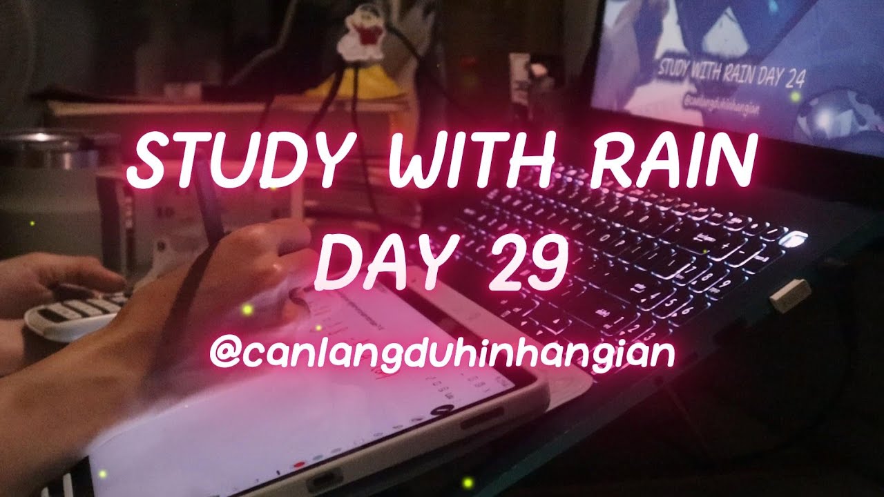 DAY 29 || 1000 DAYS CHALLENGE | Ôn ThS.DLS, IELTS, HSK, JOB | RAIN SOUND | LOFI MUSIC | STUDY SERIES